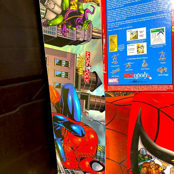 MONOPOLY SPIDER-MAN MARVEL COLLECTOR’S EDITION 2002 PARKERS BROTHERS COMPLETE - Picture 9 of 9